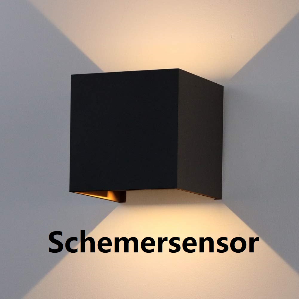 Aanpassing meten Won Buitenlamp met schemersensor - Up & Down - 2700K | Luminize