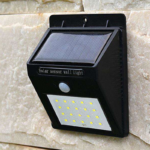 Solar wandlamp met bewegingssensor
