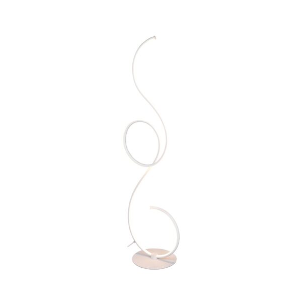 Moderne vloerlamp - LED - dimbaar - 118 cm hoog - mat wit