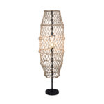 Vloerlamp hennep draadkap