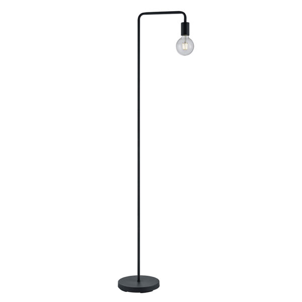 Minimalistische vloerlamp - E27 fitting - 149 cm hoog - zwart