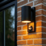 Buitenlamp met bewegingssensor – cilinder downlight design – GU10 – zwart - Afbeelding 2