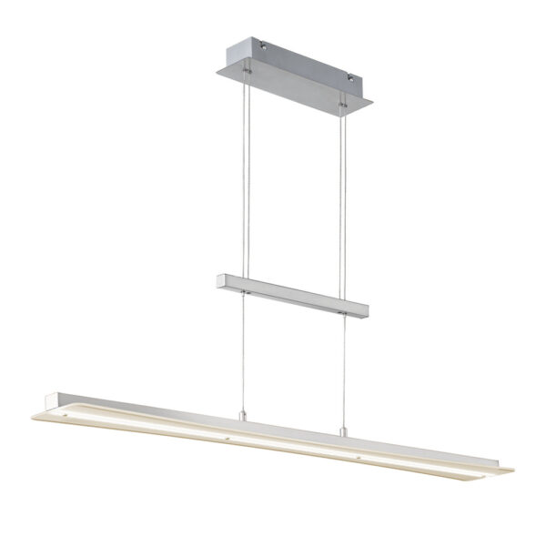Design hanglamp - LED - 150 cm hoog - met touch bediening - mat wit