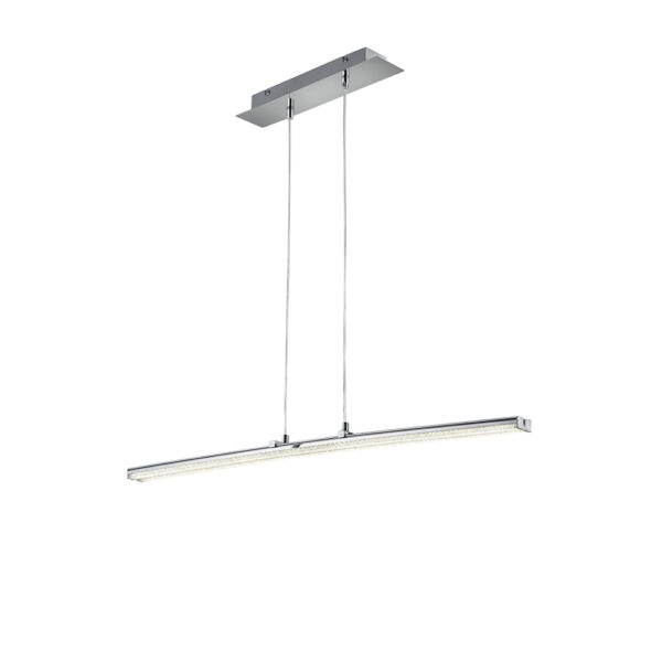 Moderne hanglamp met kristaleffect  - LED - 150 cm hoog - chroom