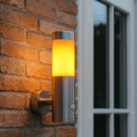 Buitenlamp met bewegingssensor – wandlamp met sensor – GU10 – zilver (RVS) - Afbeelding 2